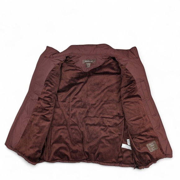 Ariat Crius Insulated Vest Men's Size 2XL Brown Utility Outdoors Cowboy Western - Picture 6 of 13